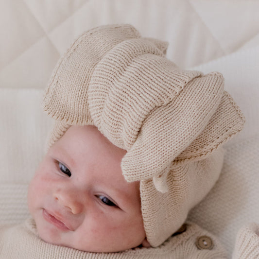 Classic Knit Headband - Beige