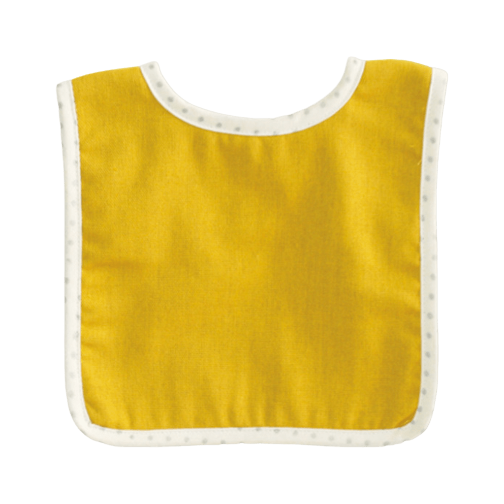Mustard Alimrose Bobby Newborn Baby Bibs personalise name with embroidery