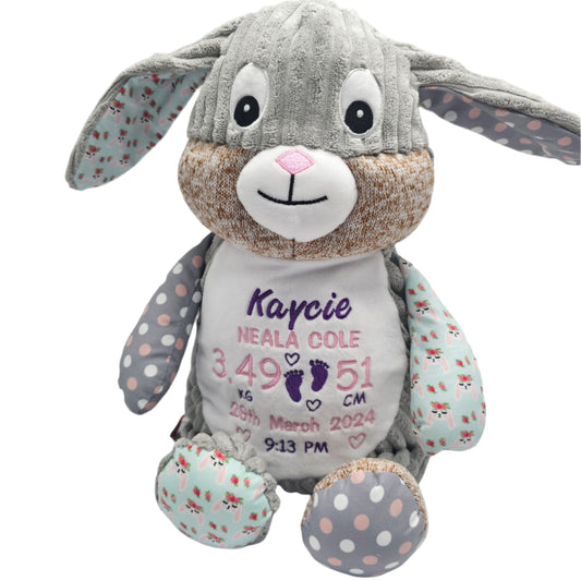 Personalised Chic Bunny Teddy