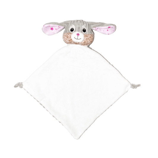 newborn and baby pink bubblegum comforter personalise child name with embroidery