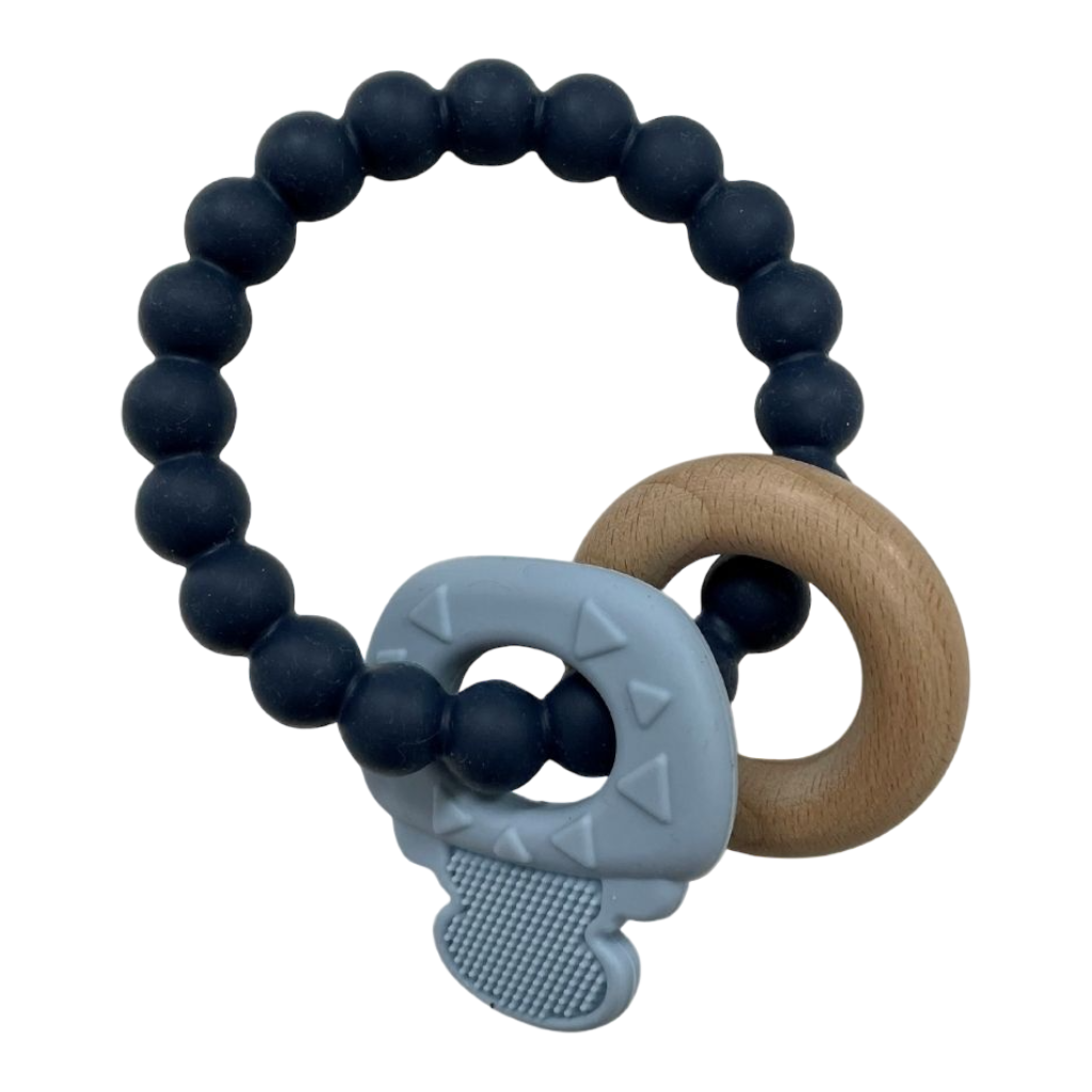 Navy Blue baby newborn silicone teether