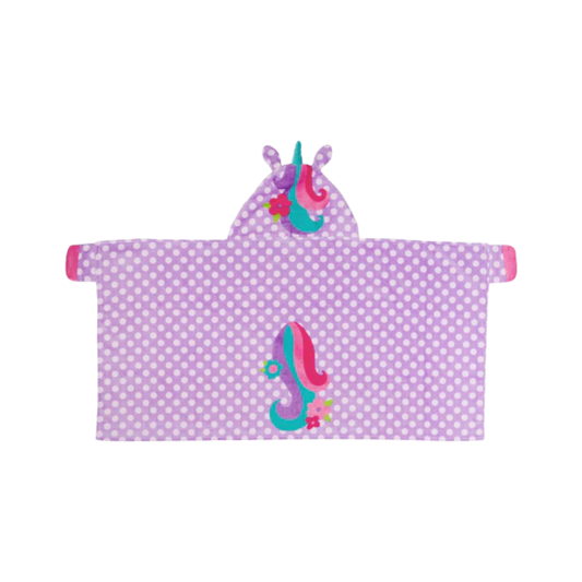 Unicorn Personalised Hooded Beach Towels