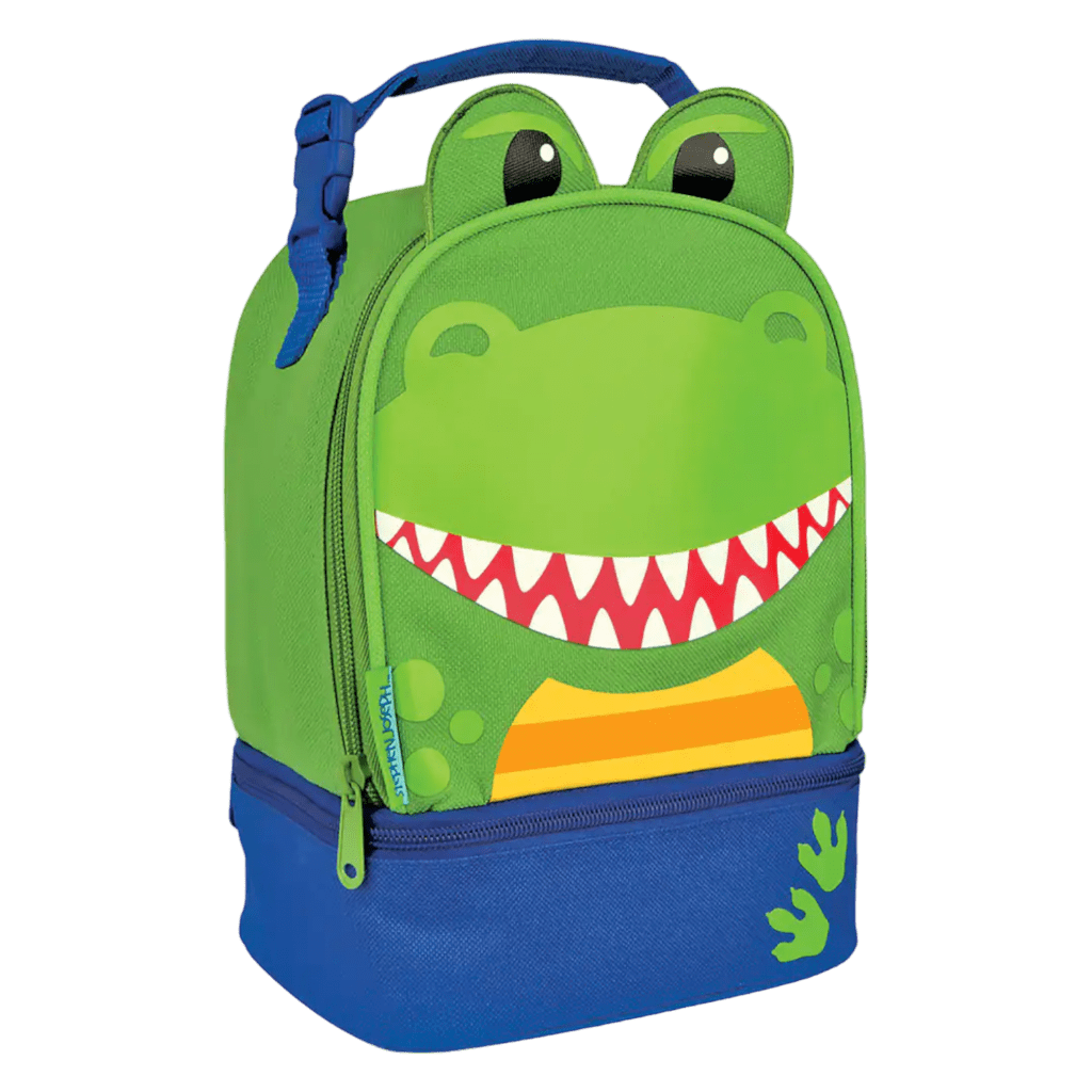 dinosaur lunchbox pal personalise child name with embroidery
