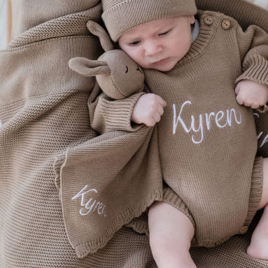 Classic Bunny Comforter – Mocha