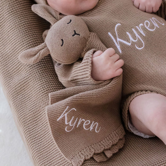 Classic Bunny Comforter – Mocha