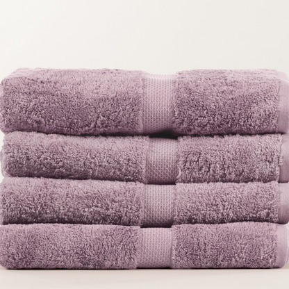 lilac bath towels
