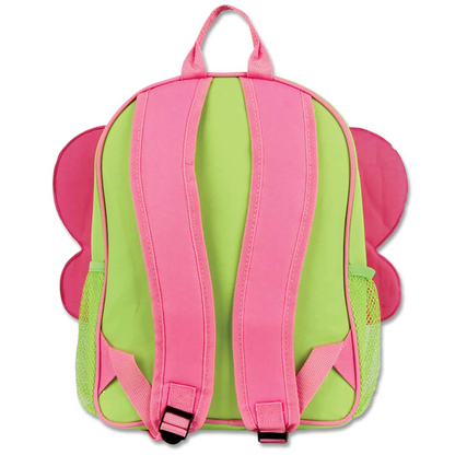 Butterfly sidekcik backpack kids personalise child name with embroidery